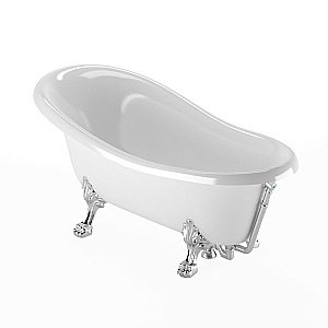 Ванна Veragio Gialetta на лапах Leone Standart 170х80 хром купить в интернет-магазине Sanbest