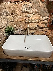 Раковина накладная Pestan Fluenta Round Washbasin 61,5 40008299 белая купить в интернет-магазине Sanbest