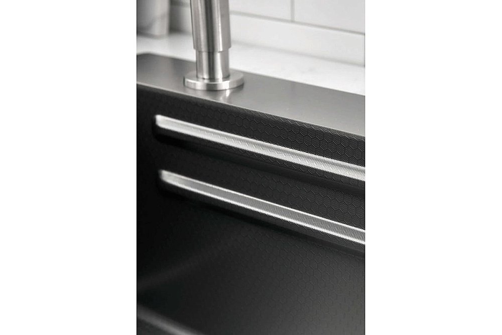 Мойка кухонная Esbano Geyserus-5 ESMKGEYS5 оружейная сталь купить в интернет-магазине сантехники Sanbest