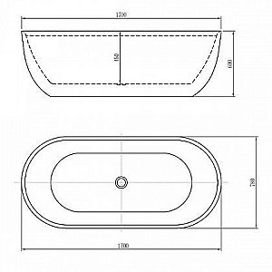 Акриловая ванна Aquanet Delight 170x78 208600 купить в интернет-магазине Sanbest