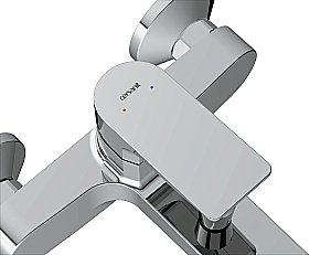 Смеситель для ванны Cersanit NATURE 63064 купить в интернет-магазине сантехники Sanbest