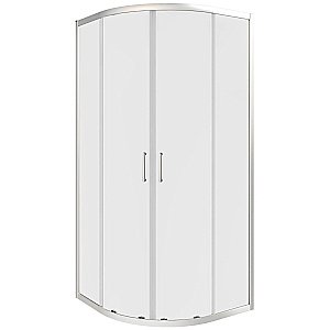 Душевой уголок Good Door Cube 80х80 КУ00001 стекло прозрачное/профиль хром купить в интернет-магазине Sanbest