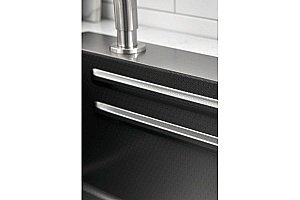 Мойка кухонная Esbano Geyserus-5 ESMKGEYS5 оружейная сталь купить в интернет-магазине сантехники Sanbest