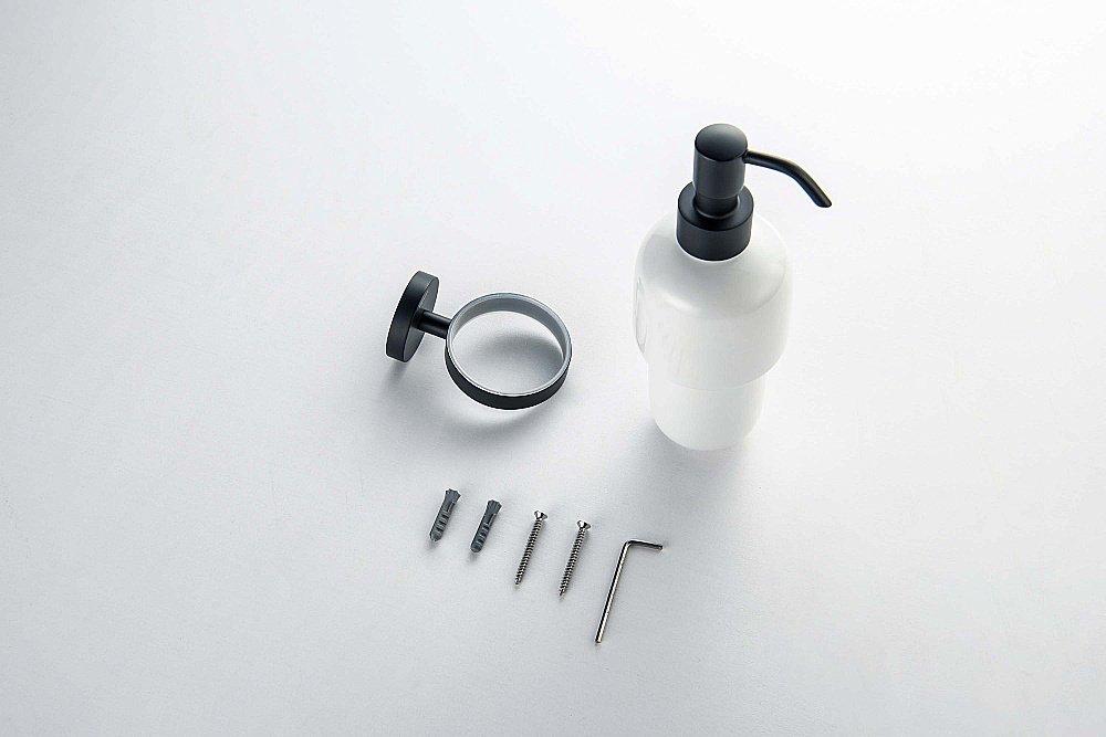 Диспенсер Aquatek Бетта AQ4605MB керамика/черный матовый купить в интернет-магазине сантехники Sanbest