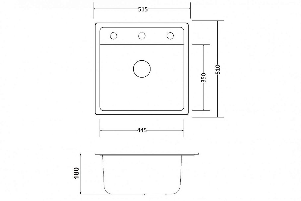 Мойка для кухни ZORG GR 515 BLACK BRONZE купить в интернет-магазине сантехники Sanbest