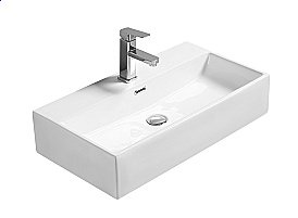 Раковина накладная SantiLine 71,5 SL-1007 белая купить в интернет-магазине Sanbest