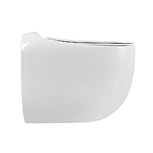 Унитаз Art&Max FORLI AM020CHR/SC белый, с крышкой микролифт, безободковый купить в интернет-магазине Sanbest