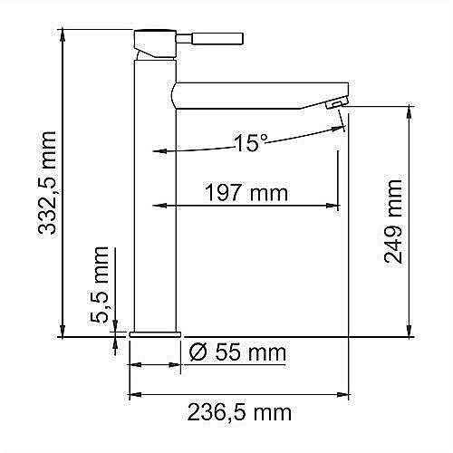 Смеситель для раковины WasserKRAFT Main 4103H купить в интернет-магазине сантехники Sanbest