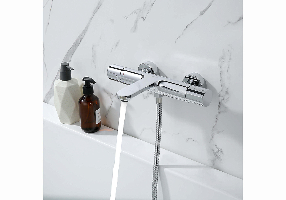 Смеситель для ванны Aquatek Альфа AQ1943CR хром купить в интернет-магазине сантехники Sanbest