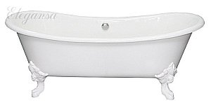 Ванна чугунная Elegansa Nadia Н0000366 180x80 белая купить в интернет-магазине Sanbest