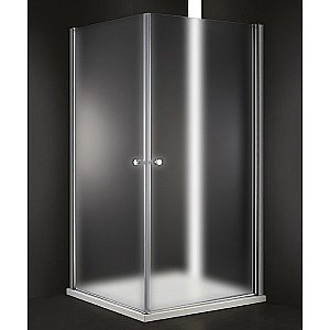 Душевой уголок Cezares Elena 80х80 ELENA-A-2-80-P-Cr стекло матовое/профиль хром купить в интернет-магазине Sanbest