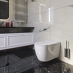 Унитаз подвесной Grossman Impuls GR-5502 с крышкой микролифт купить в интернет-магазине Sanbest