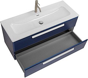 Тумба с раковиной Cezares ECO-CER-N 120 ECO-CER-N-1200-2C-SO-SPF-P сапфир для ванной в интернет-магазине Sanbest