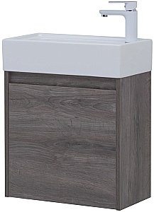 Тумба с раковиной Aquanet Nova Lite 298854 50 дуб рошелье для ванной в интернет-магазине Sanbest