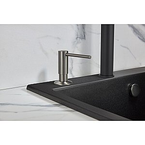 Диспенсер Milacio MC.931.GM вороненая сталь купить в интернет-магазине сантехники Sanbest