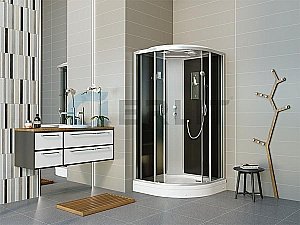 Душевая кабина Erlit Comfrot ER3508P-C4-RUS 80x80 тонированное стекло купить в интернет-магазине Sanbest