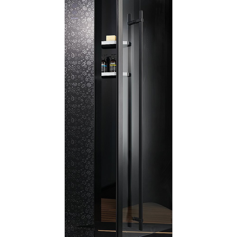 Душевая кабина Orans Diamond 89105RBLH 120х90 профиль черный купить в интернет-магазине Sanbest