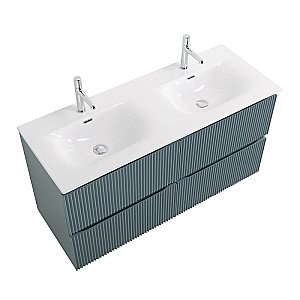 Тумба с раковиной BelBagno UNO-1200-4C-SO-AO голубой матовый для ванной в интернет-магазине Sanbest