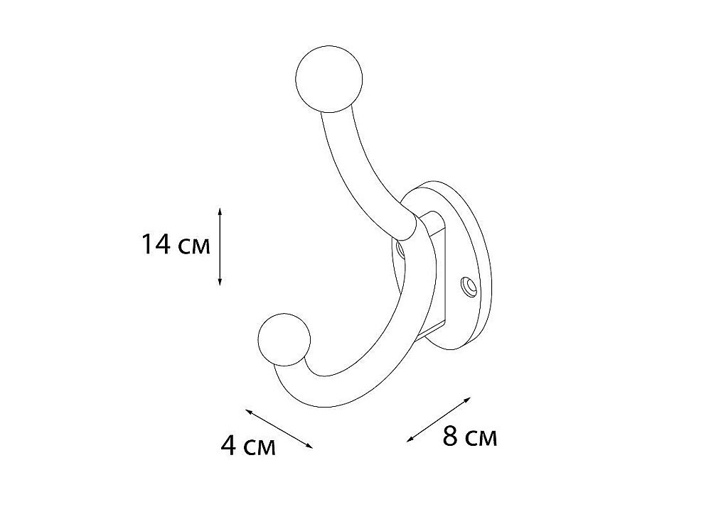 Крючок FIXSEN HOTEL FX-31005A купить в интернет-магазине сантехники Sanbest