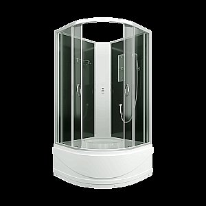 Душевая кабина Alex Baitler 90х90 ER3509TPE-C4-RUS стекло тонированное/профиль хром купить в интернет-магазине Sanbest
