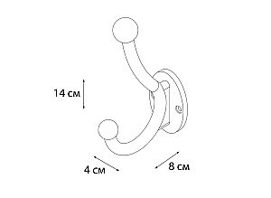 Крючок FIXSEN HOTEL FX-31005A купить в интернет-магазине сантехники Sanbest