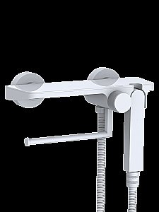 Гигиенический душ со смесителем WeltWasser HIGI SH2 WT белый матовый купить в интернет-магазине сантехники Sanbest