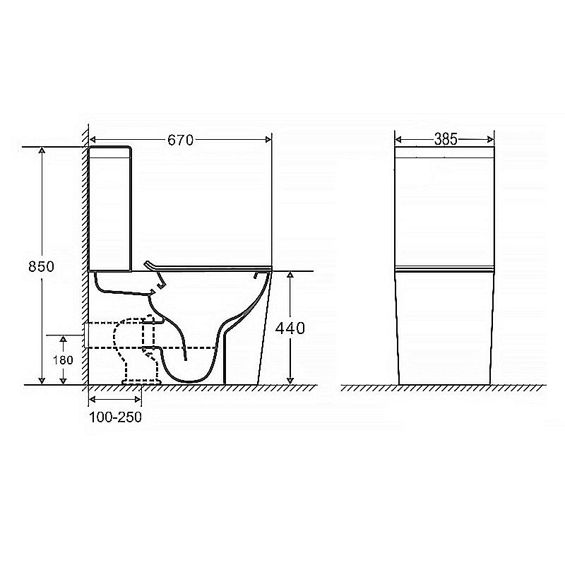 Инсталляция для унитаза Azario AZ-8010-1000 купить в интернет-магазине сантехники Sanbest