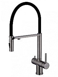 Смеситель для кухни WONZON & WOGHAND WW-88458009-BGM темный графит купить в интернет-магазине сантехники Sanbest