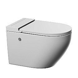 Унитаз подвесной Abber Bequem AC1126P белый, с крышкой микролифт купить в интернет-магазине Sanbest