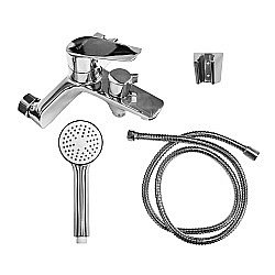 Смеситель для ванны Loranto AVRORA LR30506001 Хром купить в интернет-магазине сантехники Sanbest