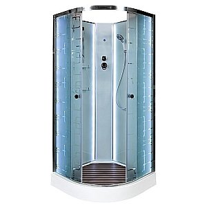 Душевая кабина DTO ЕМ1510 N LED 100х100 купить в интернет-магазине Sanbest