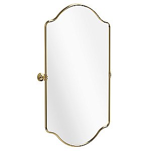 Зеркало Migliore Fortuna 28356 золото в ванную от интернет-магазине сантехники Sanbest