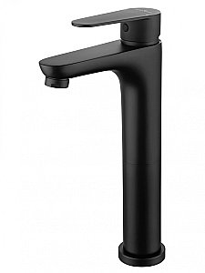 Смеситель для раковины высокий WONZON & WOGHAND ALFA WW-A40232-MB черный матовый купить в интернет-магазине сантехники Sanbest
