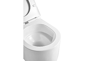 Унитаз подвесной Aquatek МИЯ AQ2004Т-00+INS-0000012 белый, безободковый, с крышкой микролифт, слив-торнадо, с инсталляцией, без кнопки купить в интернет-магазине Sanbest