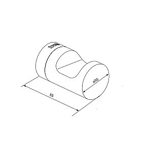 Крючок Iddis Noa NOABL10i41 купить в интернет-магазине сантехники Sanbest