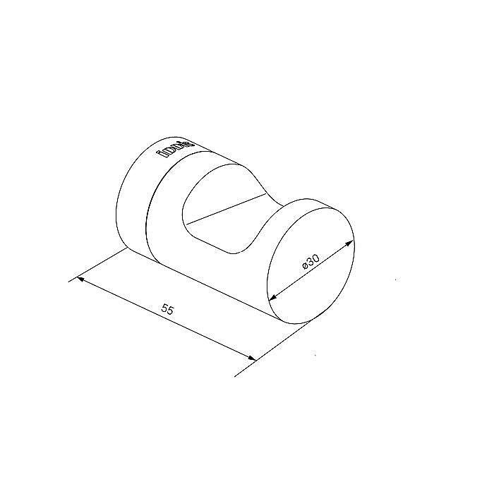 Крючок Iddis Noa NOABL10i41 купить в интернет-магазине сантехники Sanbest