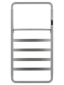 Полотенцесушитель электрический WONZON & WOGHAND DÜSSELDORF, Брашированный никель (WW-A203-BR) купить в интернет-магазине сантехники Sanbest