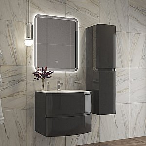 Зеркало с LED подстветкой Cezares DUET CZR-SPC-LED-TCH 70x80 в ванную от интернет-магазине сантехники Sanbest