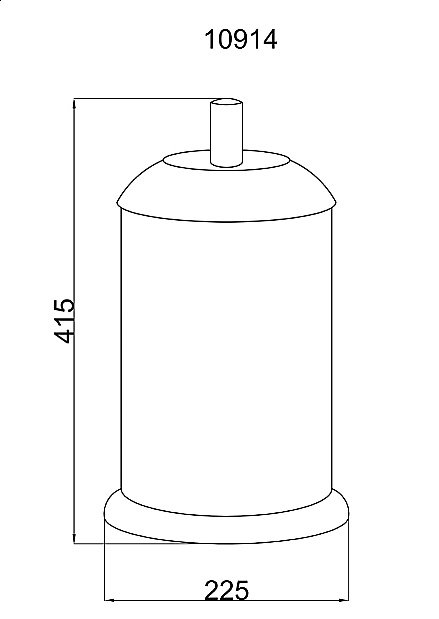 Мусорное ведро Boheme Murano Cristal 10914-CRST-CH купить в интернет-магазине сантехники Sanbest