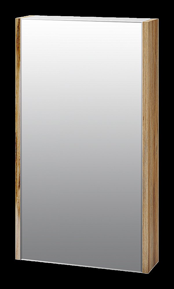 Зеркальный шкаф Misty Ива 45 П-Ива04045-01Л Дуб Вотан купить в интернет-магазине сантехники Sanbest