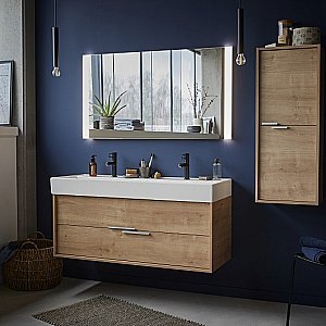 Тумба с раковиной Jacob Delafon VIVIENNE 120 дуб Давос натуральный для ванной в интернет-магазине Sanbest