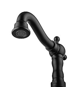 Смеситель для раковины WONZON & WOGHAND RETRO, Черный матовый (WW-88139020-MB) купить в интернет-магазине сантехники Sanbest