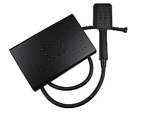 Душевая система Kaiser Quadris 25182-2 черная купить в интернет-магазине сантехники Sanbest