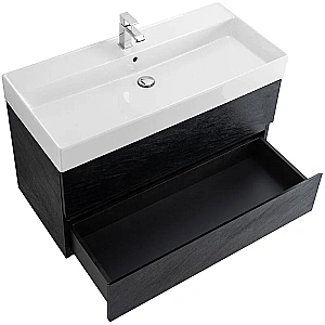 Тумба с раковиной Cezares Molveno 46 80 Nero для ванной в интернет-магазине Sanbest