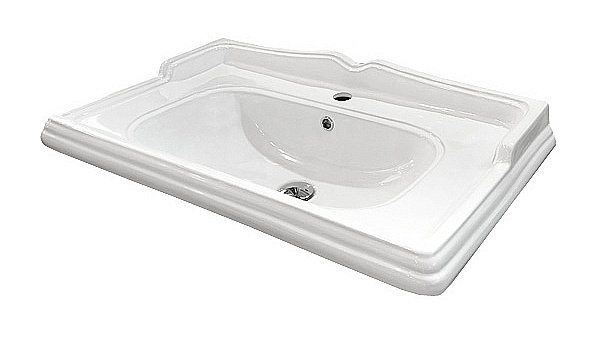 Раковина CeramaLux N 80 3380 белая купить в интернет-магазине Sanbest