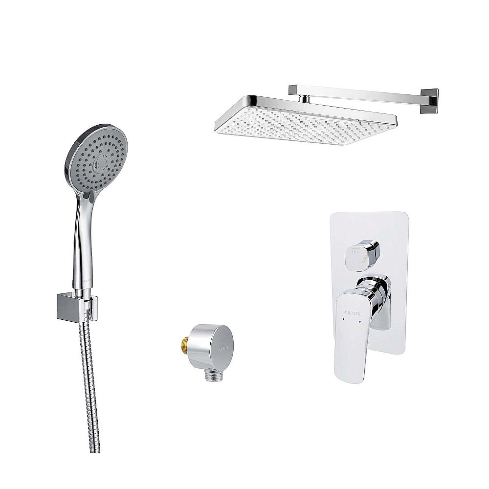 Душевая система Aquatek Вега AQ1072CR хром купить в интернет-магазине сантехники Sanbest