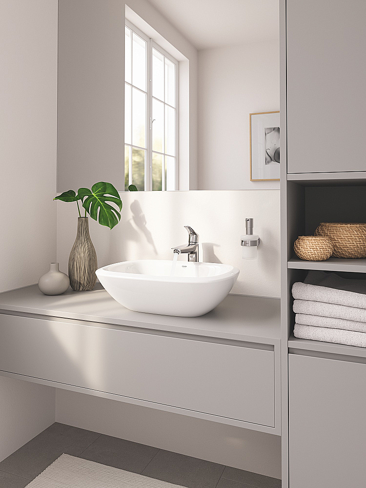 Смеситель для раковины GROHE Eurosmart 23971003 хром купить в интернет-магазине сантехники Sanbest