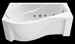 Ванна акриловая BAS Капри ВГ00094 170x95 левосторонняя купить в интернет-магазине сантехники Sanbest