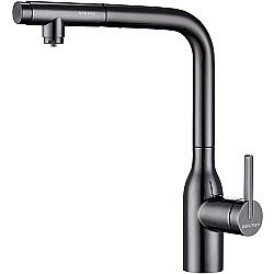 Смеситель для кухни Paulmark Viper Vi213105-GB черный глянец купить в интернет-магазине сантехники Sanbest