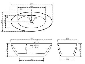 Ванна акриловая Abber AB9374-1.8 180x85 купить в интернет-магазине Sanbest